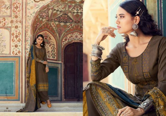 Belliza Swara Premium Winter Fancy Festive Wear Printed Pashmina Collection